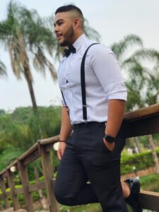Terno Conjunto americano preto Aluguel